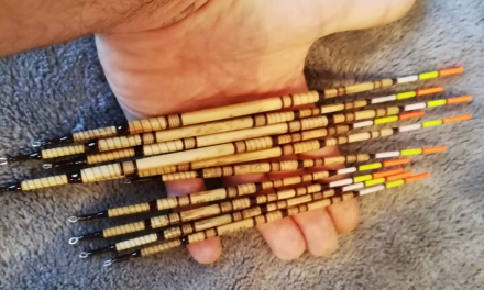 Homemade reed fishing floats – step by step