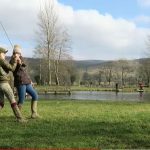 Girls Gone Fishing At North Yorkshire’s Kilnsey Park Trout Fishery!